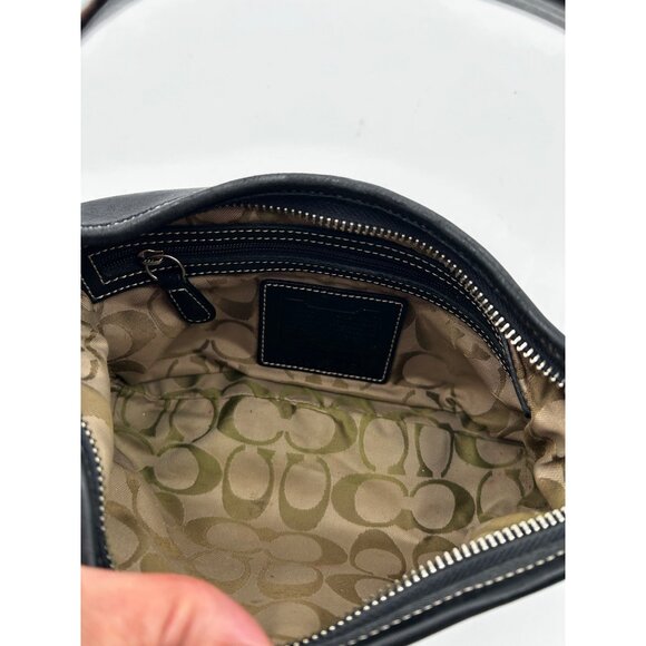 COACH 9541 Hobo Shoulder Bag Women’s Black Leather Vintage Y2K Authentic - Picture 5 of 11